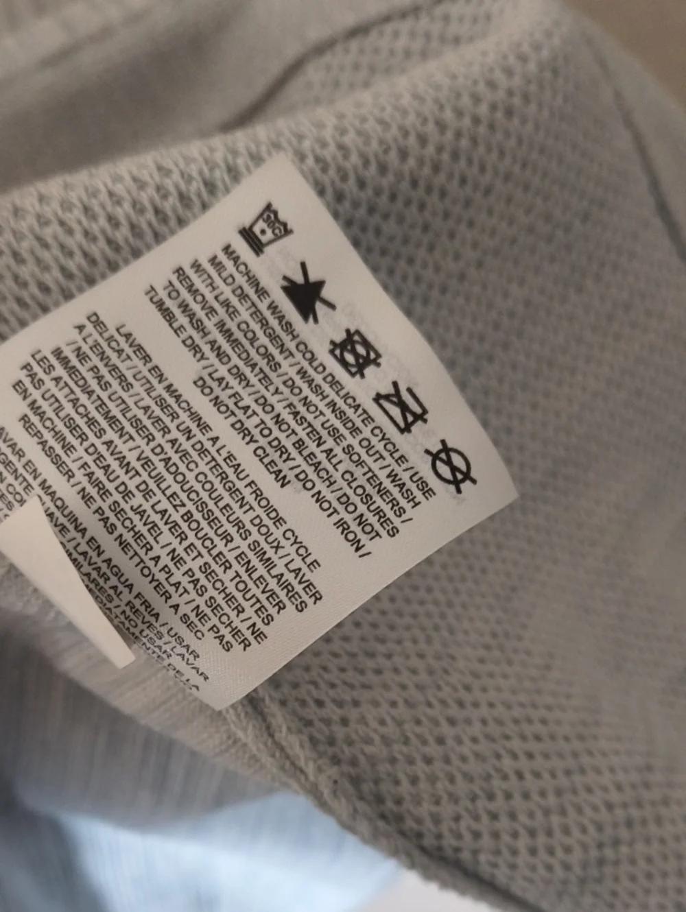 Gray White Nike Athletic Zip Up